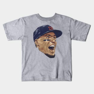 Javier Baez Detroit Portrait Kids T-Shirt